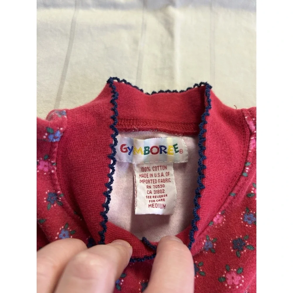 Vintage Rainbow Tag Gymboree 2 Pc Lot Size Youth Medium